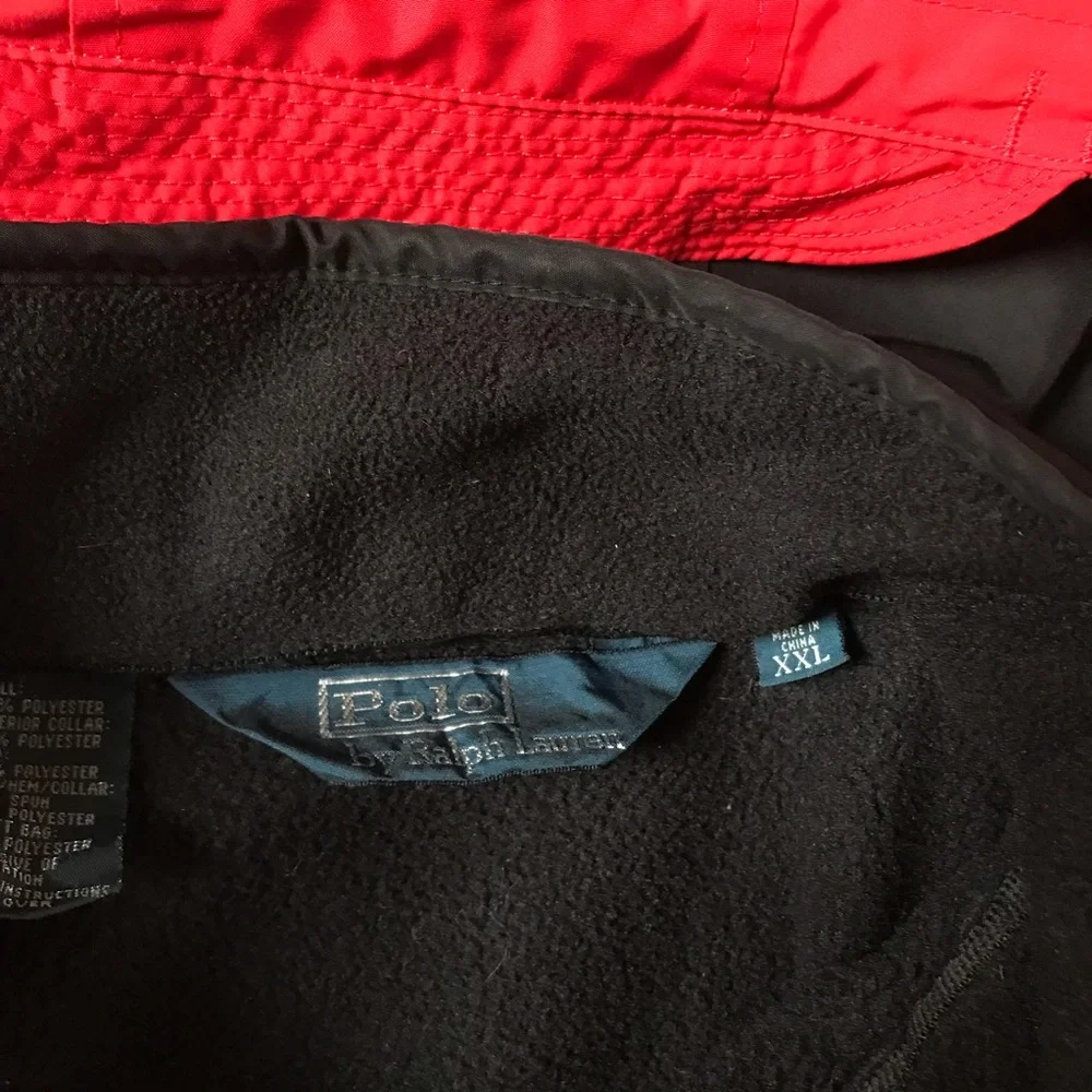 Polo by Ralph Lauren Black Fleece Full Zip Jacket XXL